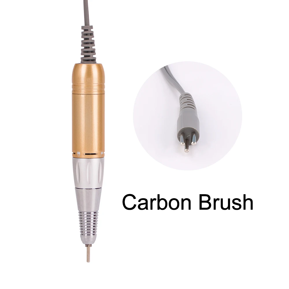 【45W Carbon Brush Handle】 Handpiece Nail Drill Machine Motor Base Transparent Clear Protective Shell Case for SN357 Series