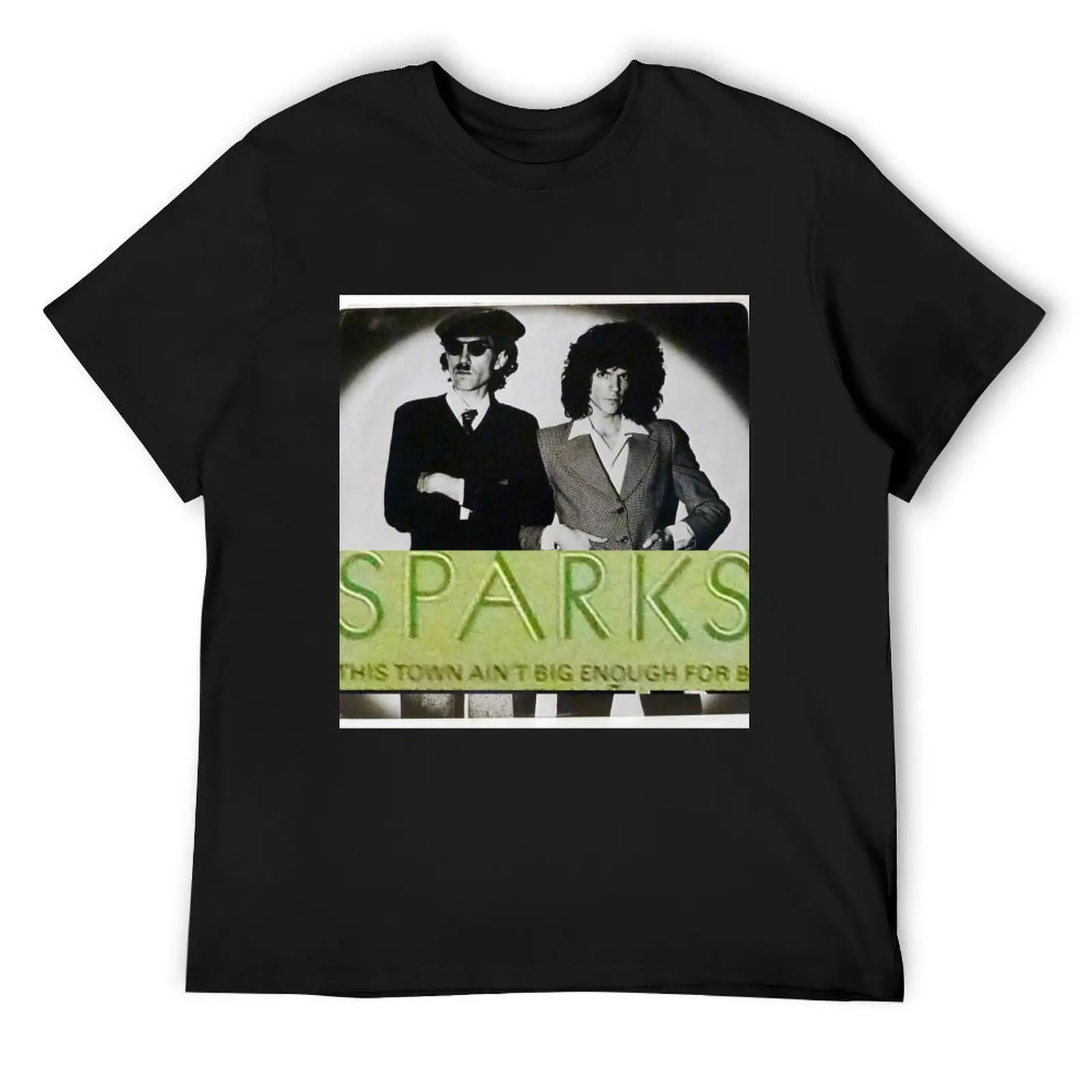 

Sparks,This Town Ain't Big Enough For Both Of Us,Kimono My House, inner sleeve T-Shirt sports fans mens white t shirts