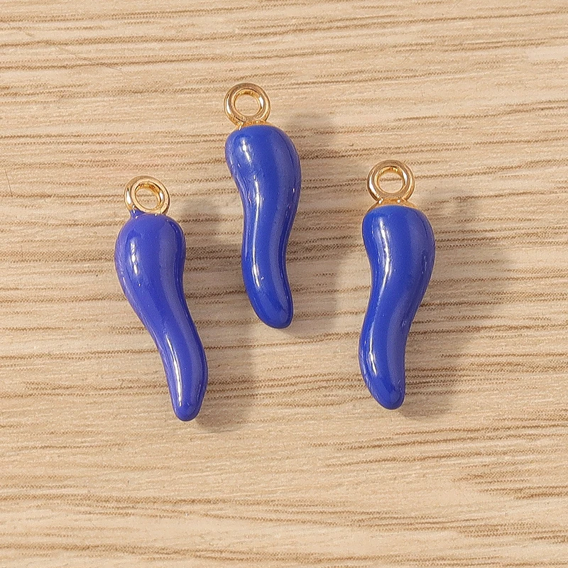 10 Stück 5x19mm süße bunte Harz Chili Pepper Charms Anhänger für Schmuckherstellung Ohrringe Halsketten Armband DIY Bastelbedarf – Detail 12