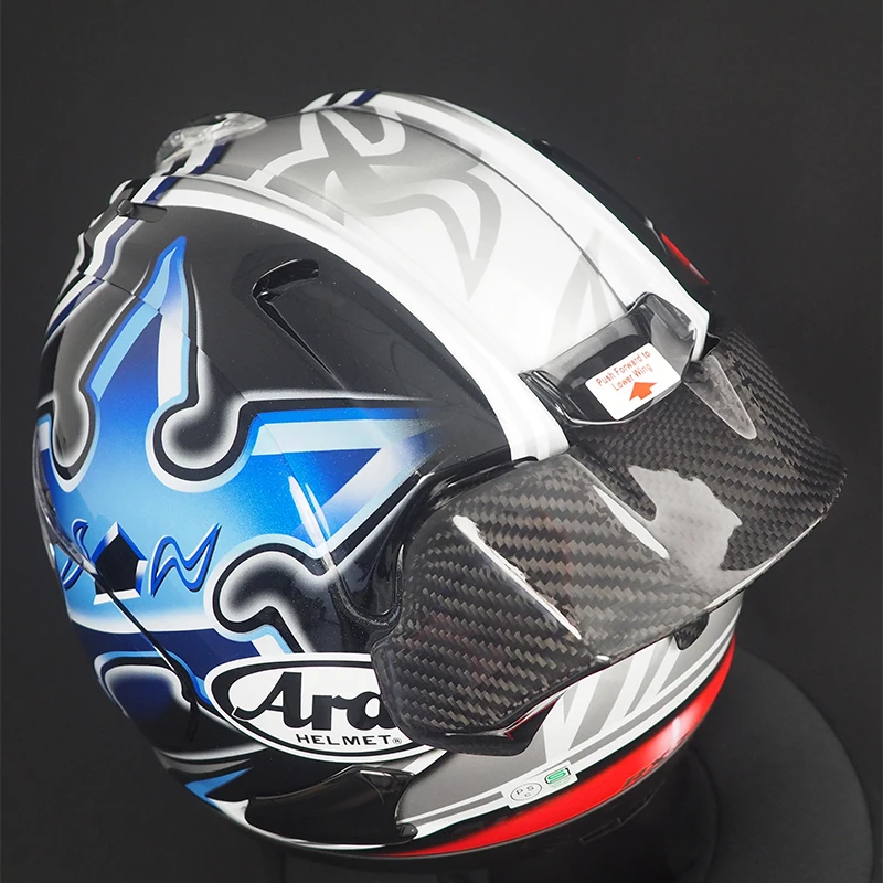 

Real Carbon Fiber For ar rx RX7X/V-GP VZ RAM SZR Crane Red/Fire Blue Haga GP Painted Rear Wing Ducktail Spoiler Deflector Tail