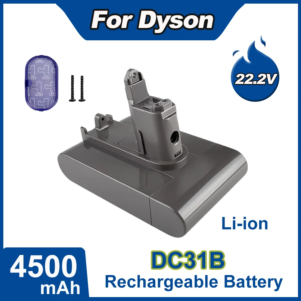 4500mAh 22.2V Batteria Per Dyson DC31 B Aspirapolvere Batteria Ricaricabile Per Dyson DC45 DC35 DC31 B DC43 DC44 DC34 DC56 DC57