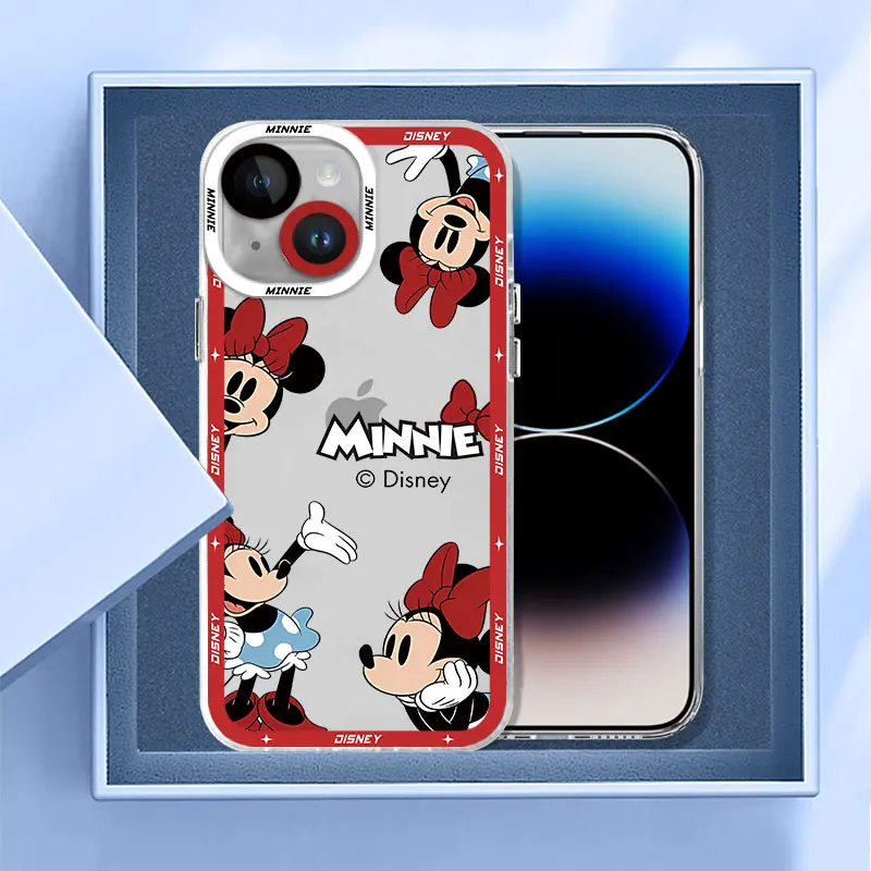 Disney Mickey Mouse Minnie Siliconen Telefoonhoesje Voor Redmi Note 10 Pro 9T 11S 12 Pro 9 Pro 8 12S 11 Pro Bumperhoes