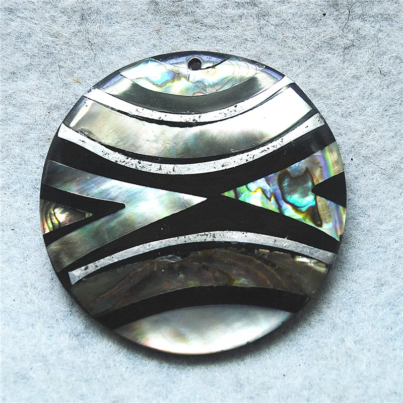 

1 шт. новые женские Подвески Натуральная Морская ракушка материал круглая форма 50 мм DIY Ювелирные изделия дизайнерские детали