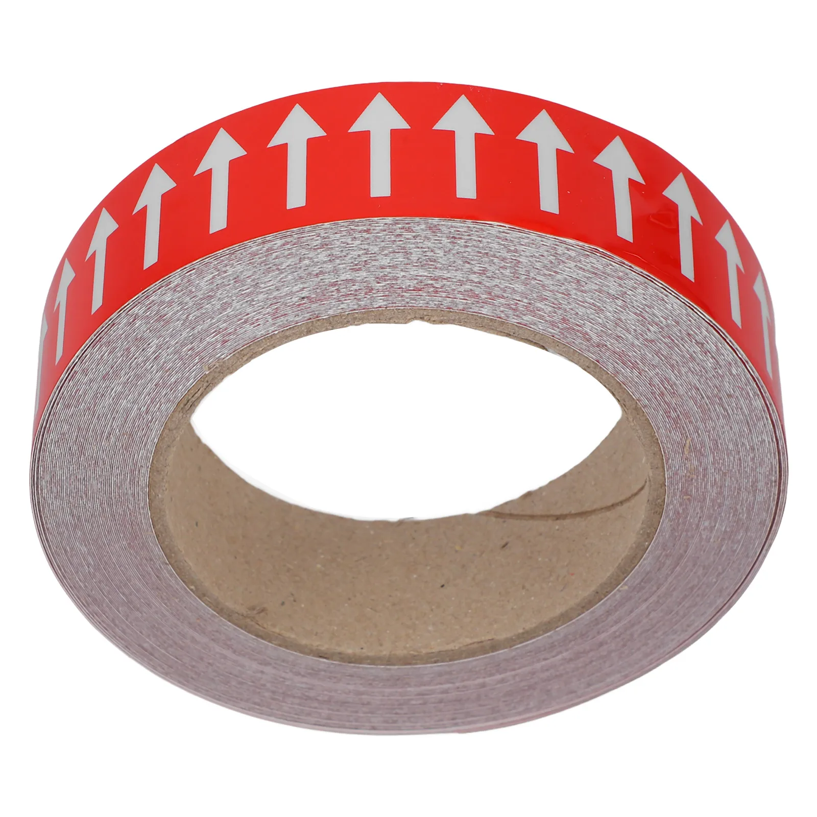 1 Roll Reflective Arrow Marking Stickers Pipe Direction Indication Material Adhesive Directional Arrow Stickers For