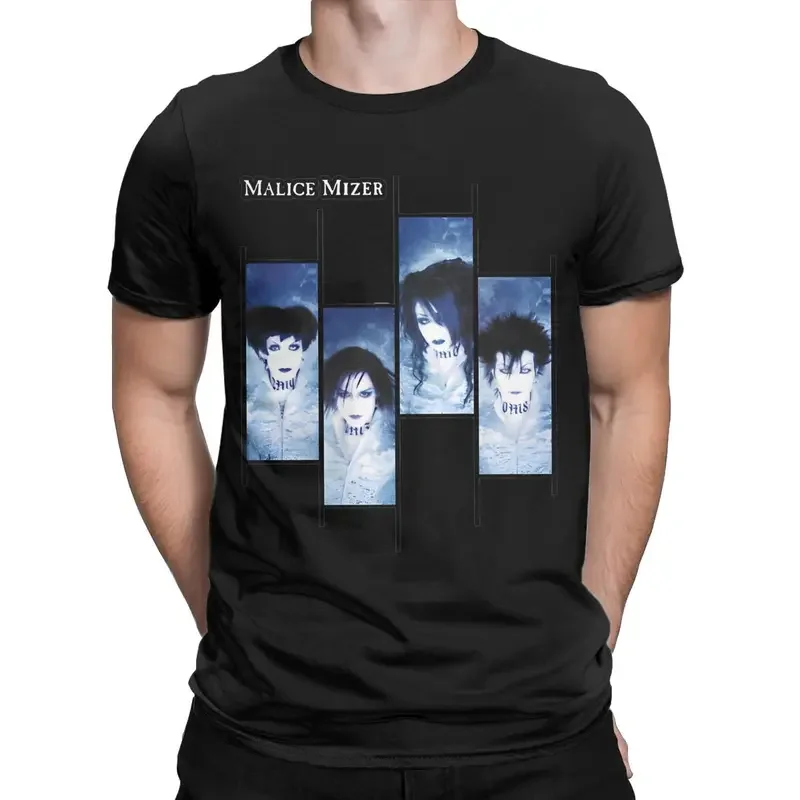 Y2K New Arrival Men Women\'S Malice Mizer Japanese Visual Kei Band T Shirts Gothic Rock Cotton Clothing Leisure Tee Shirt