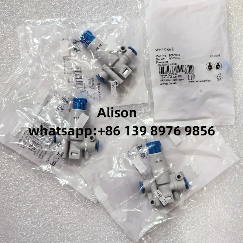 

1PC VRPA-C-Q4/Q6/Q8-E 8086000 8086001 8086002 8086005 VRPA-CM-Q8-E 8086007VRPA-LM-M5-Q4 FESTO-Type Pressure Regulator Valve