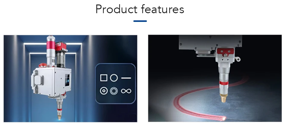 SW3000 Robot Fiber Laser Bewerkingskop Laser Fiber Wire Kabel Laskop Platform Lassen Leverancier Hoofd