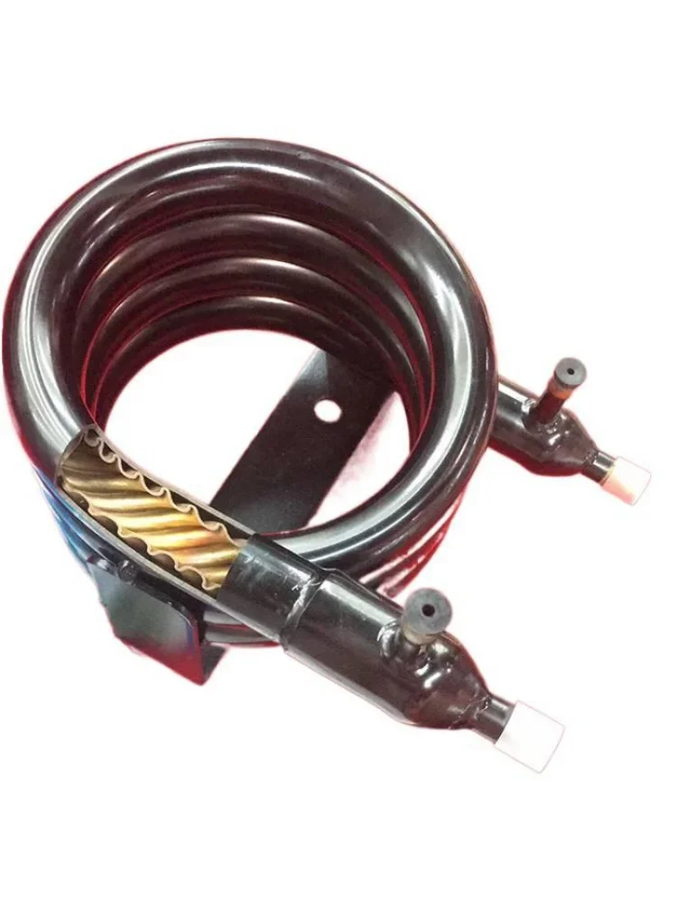 for ice maker water-cooled condenser, tube-in-tube water cannon radiator, serpentine coil, 0.75 1 1.5 2 3 horsepower accessories