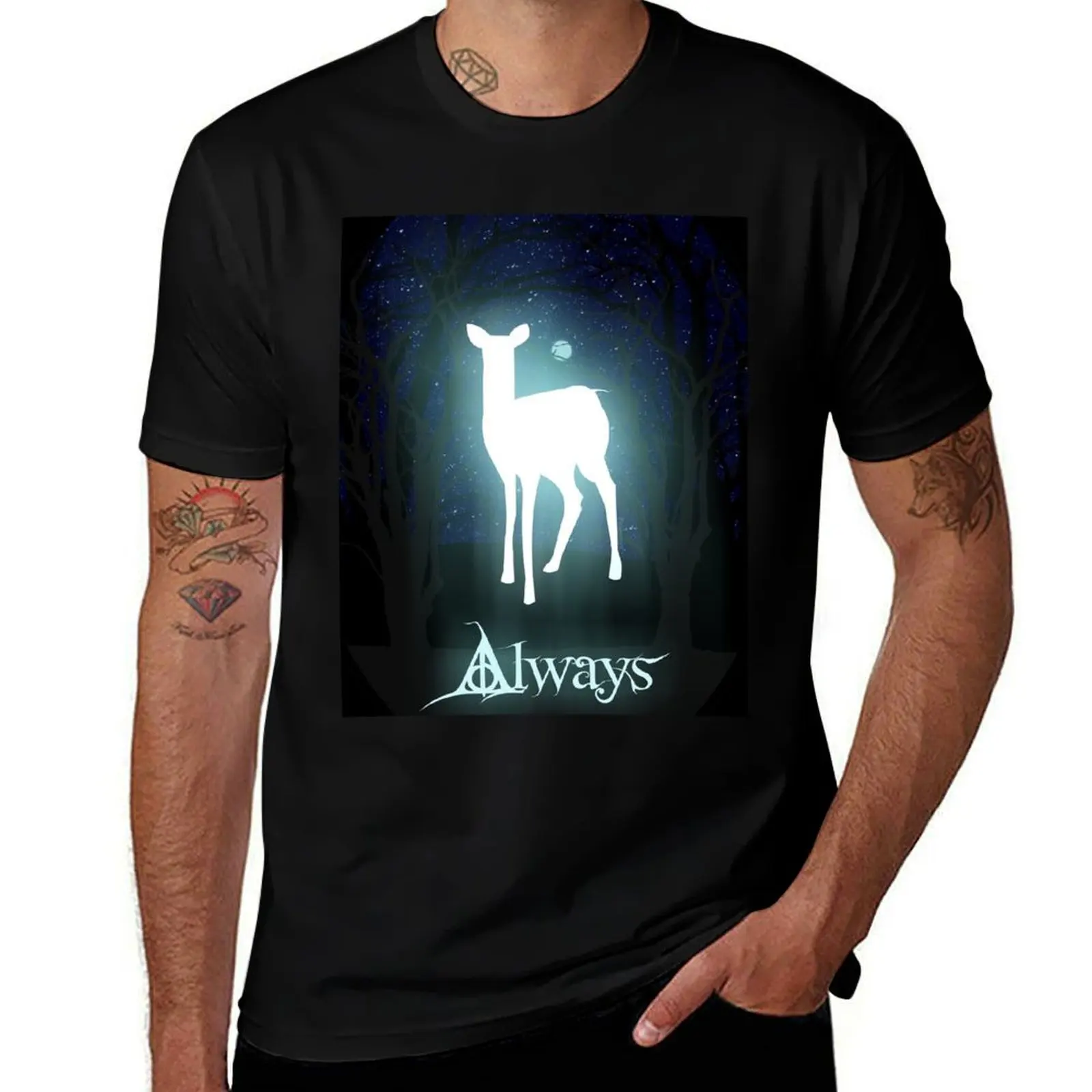 

Always man t shirts for man funny cotton T-Shirt shirts t for anime
