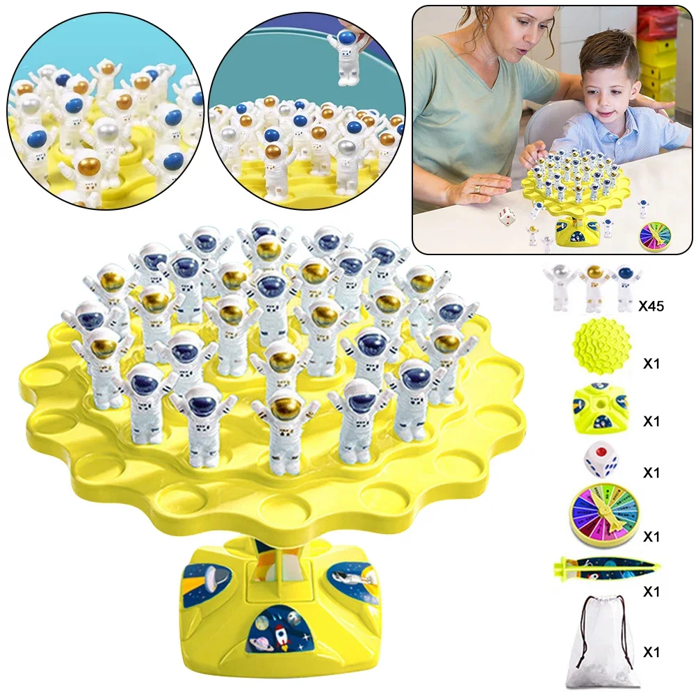 Spaceman Balance Tree Toy Set Children\'s Balance Match Game Toys Kids Balancing Board Gifts Parent-Child Interaction Table Games