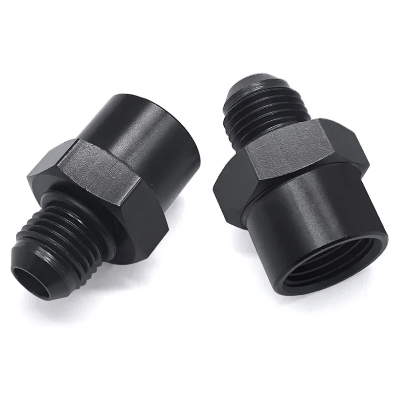 6AN Male Flare Fuel Line Adapter TBI Vortec 87-98 Truck to Female M16-1 5 Oring Power Steering Fitting