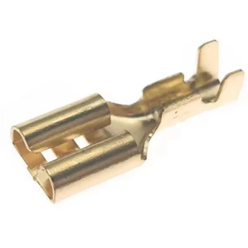 A26F-For 22-16AWG 0.5Mm2-1.5Mm2 100Set 6.3 مللي متر أنثى المجرف تجعيد محطات الكهربائية كم سلك التفاف موصل #5