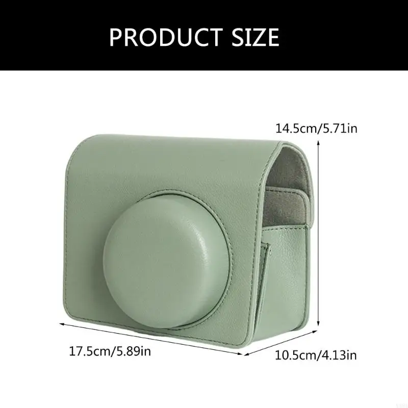 Y98A Instants Camera Base pour large 400, couverture en PU avec sangle