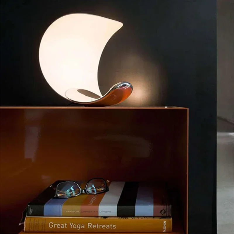 LED Moon Table Lamp Light Luxury Bedroom Living Room Atmosphere Night Light Reading Table Lamp