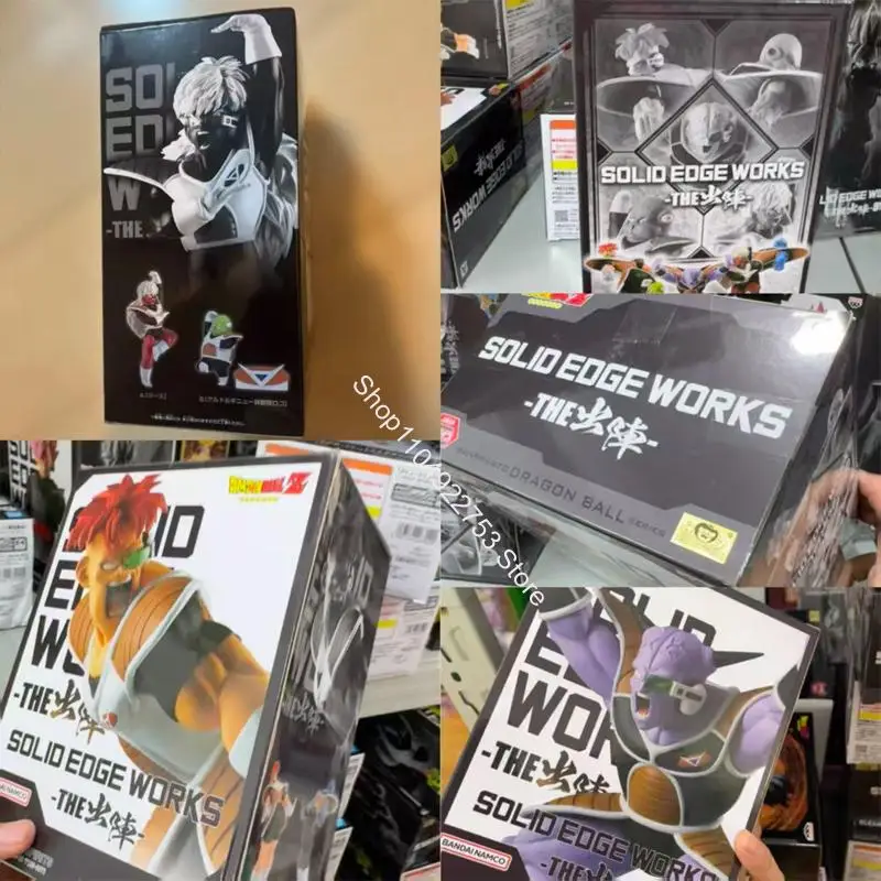 

Подлинная в наличии BANDAI NAMCO DRAGON BALL Z Ginyu Force Solio Edge Works Ginyu Jeice Burter Recoom Guldo Фигурка из ПВХ Модель игрушки