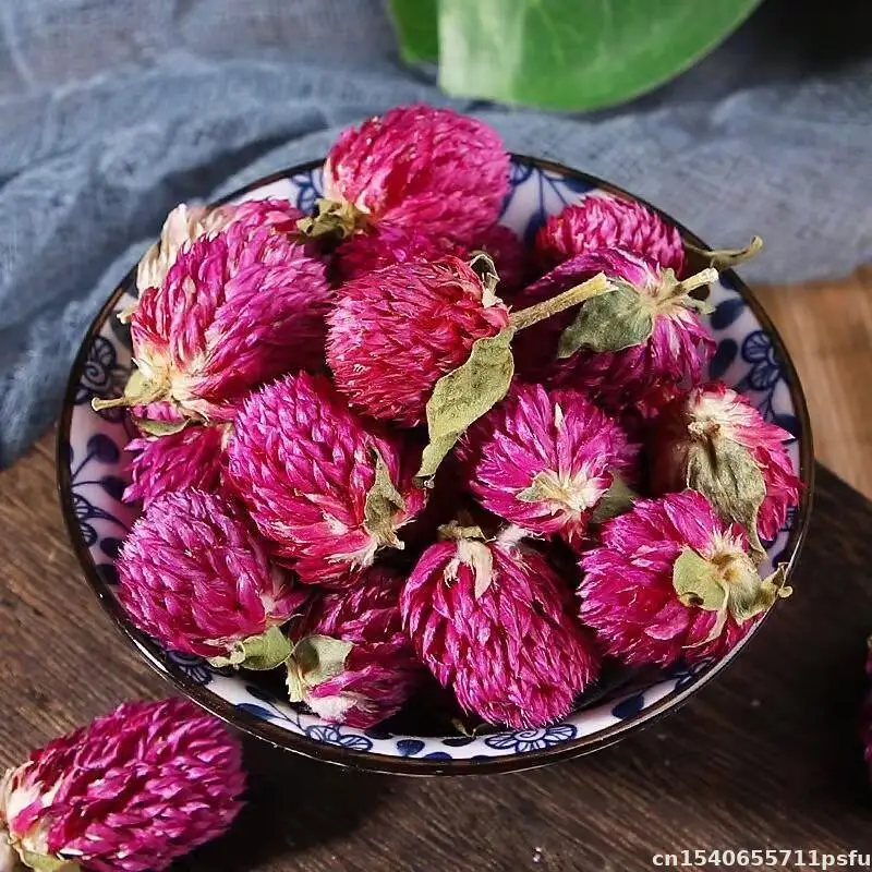 100% Natural Globe Amaranth Buds Top Dried Flower For Diy Resin Jewelry Decorative Mix Flower Materials Soap Candle Making