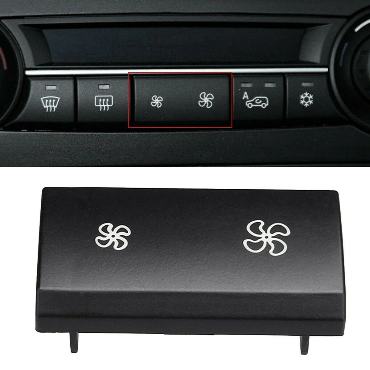 Car A/C Control Panel Fan Speed Button Key for 1 3 X1 X3 Series E81 E82 E87 E88 E84 E90 E91 E92 E93 F25