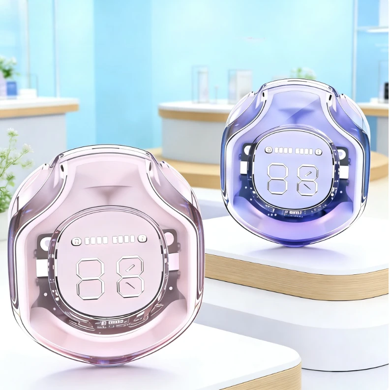 Auricolare Bluetooth wireless T8 Cuffie Bluetooth wireless Auricolari wireless con display digitale a LED