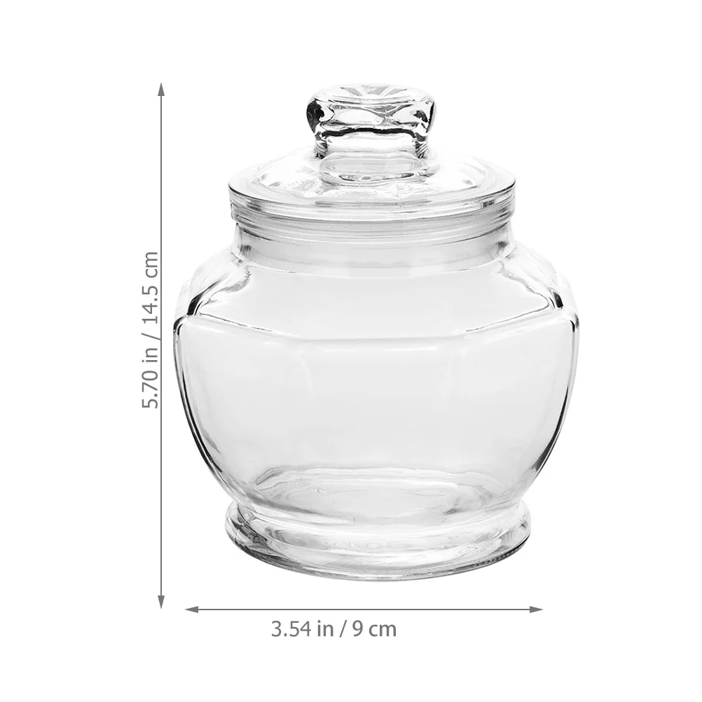 

Large Capacity Glass Sealing Jar Pickle Storage Container Food Storage Can Cereals Holder Kitchen Grain Organizer Multi-Purpose