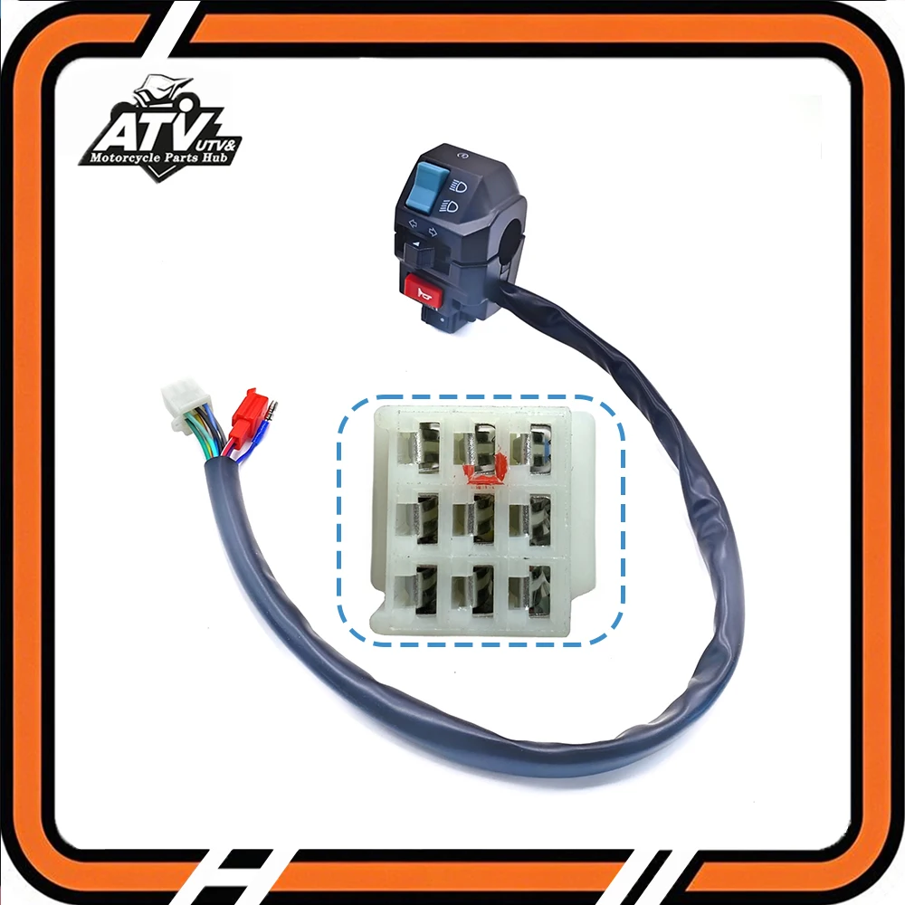 

Оригинальный переключатель функции левого руля linhai 300 в сборе для LH400 ATV Linhai 260 300 400 ATV 8E0-1906B-00-00 30114 25523