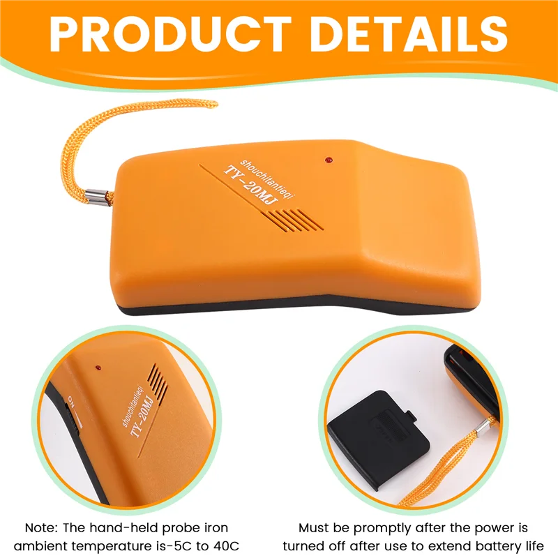 A29F-Food Metal Detector Needle Detector Handheld High Sensitivity Iron Detection Scanner