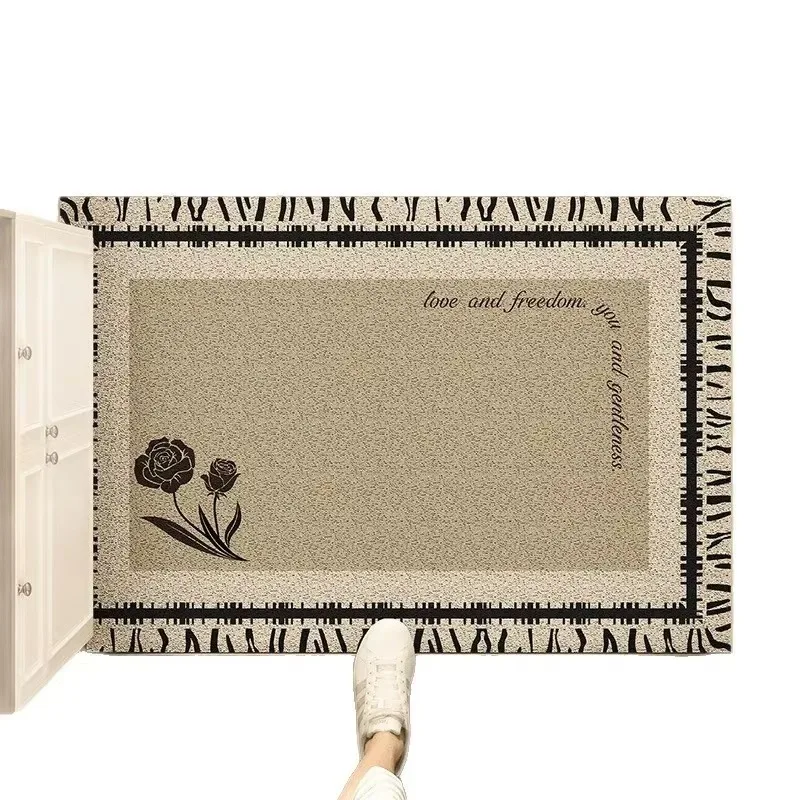 Diatomite Bathroom Rug, Water Absorbent Quick Dry Soft Non-slip Floor Pad for Washroom