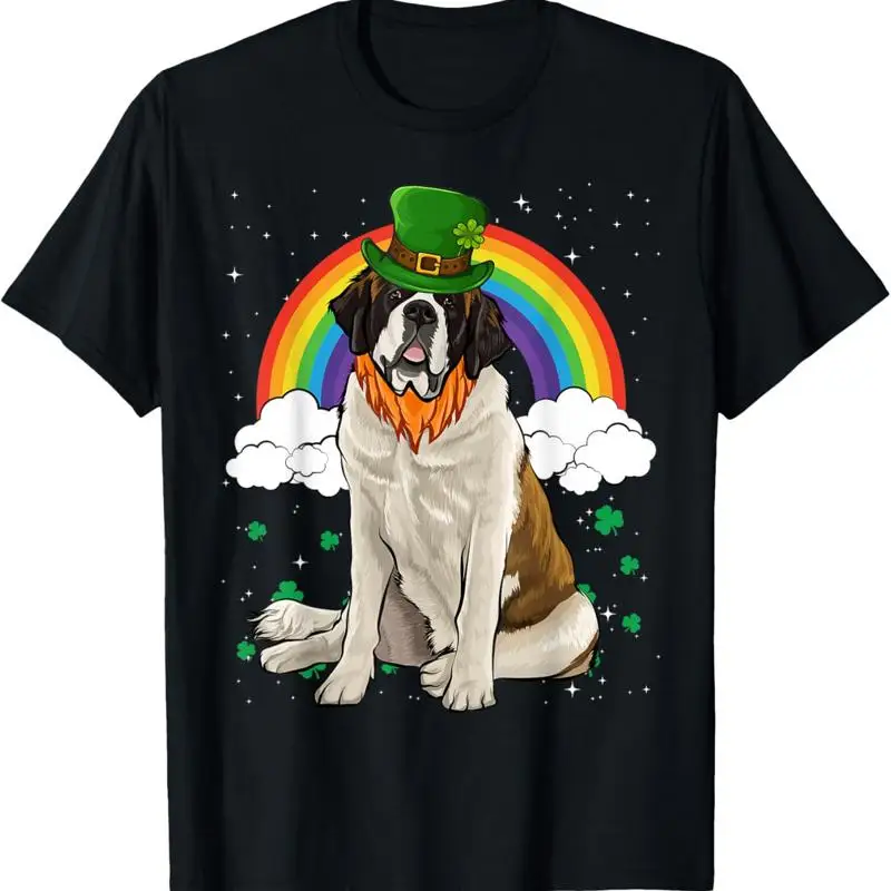 

St Bernard Patricks Day Leprechaun T Shirt