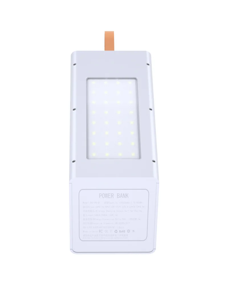 40 Cells 18650 DIY Power Bank Case Kit Detachable No Soldering Wireless Charge Camping Light Mobile Power Shell Without Battery