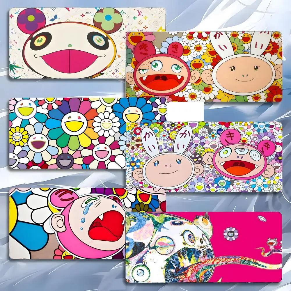 

Abstract Colorful Art T-Takashi Murakami Mouse Pad Mousepad Large Gaming LockEdge Thickened PC Table Desk Mat
