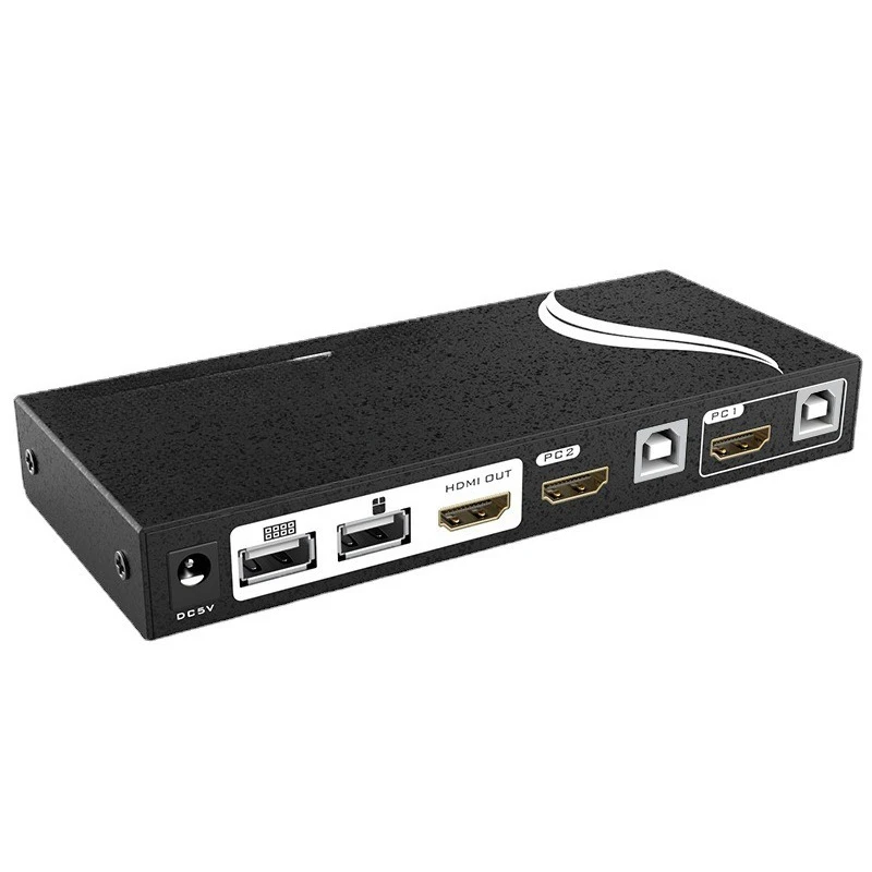 Switcher, four in and two out graphics card dual screen expansion switching