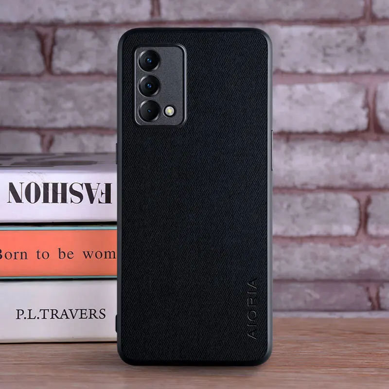 Case for OPPO Realme GT Master Edition 5G coque Luxury textile Leather skin soft phone cover for realme gt master case funda
