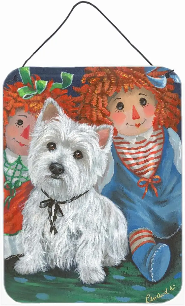 Carolines Treasures PPP3226DS1216 Westie Ragdoll Wall or Door Hanging Prints Aluminum Metal Sign Kitchen Bar Bathroom Plaque Hom