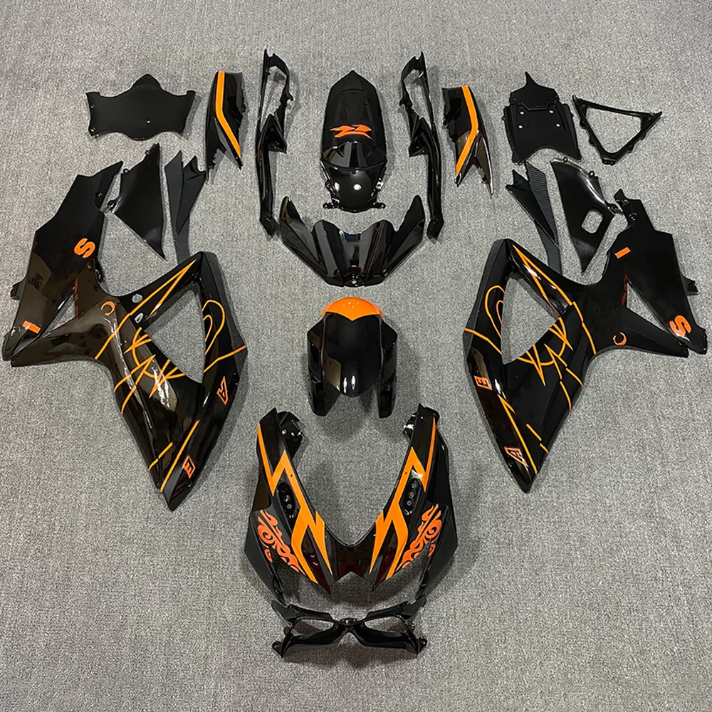 Suzuki Full Surround Fairing Conversion Kit For GSX-R600 K8 GSX-R750 2008 2009 2010 Body Trim Modification Housing Accessories