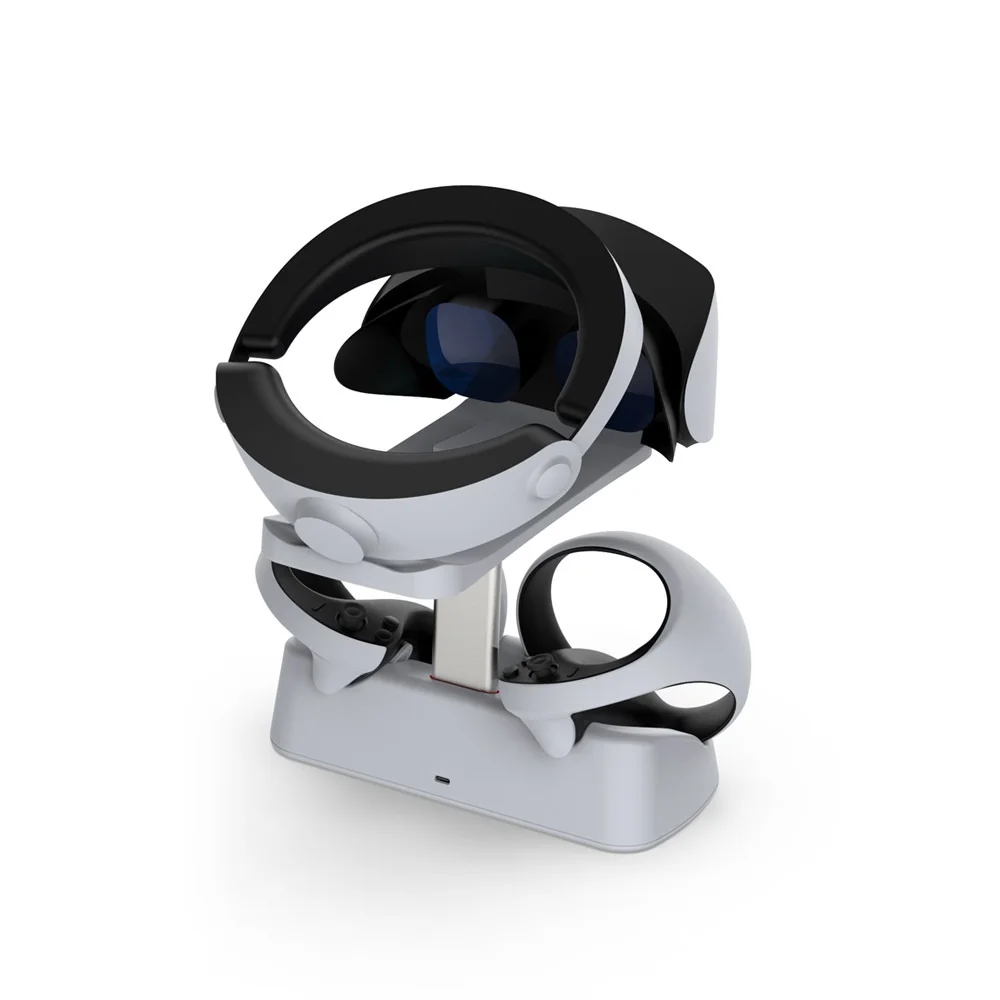 Imagem -02 - Controlador Estação de Carregamento com Luzes Indicadoras Psvr2 Suporte de Armazenamento Stand Holder para Ps5 Vr2