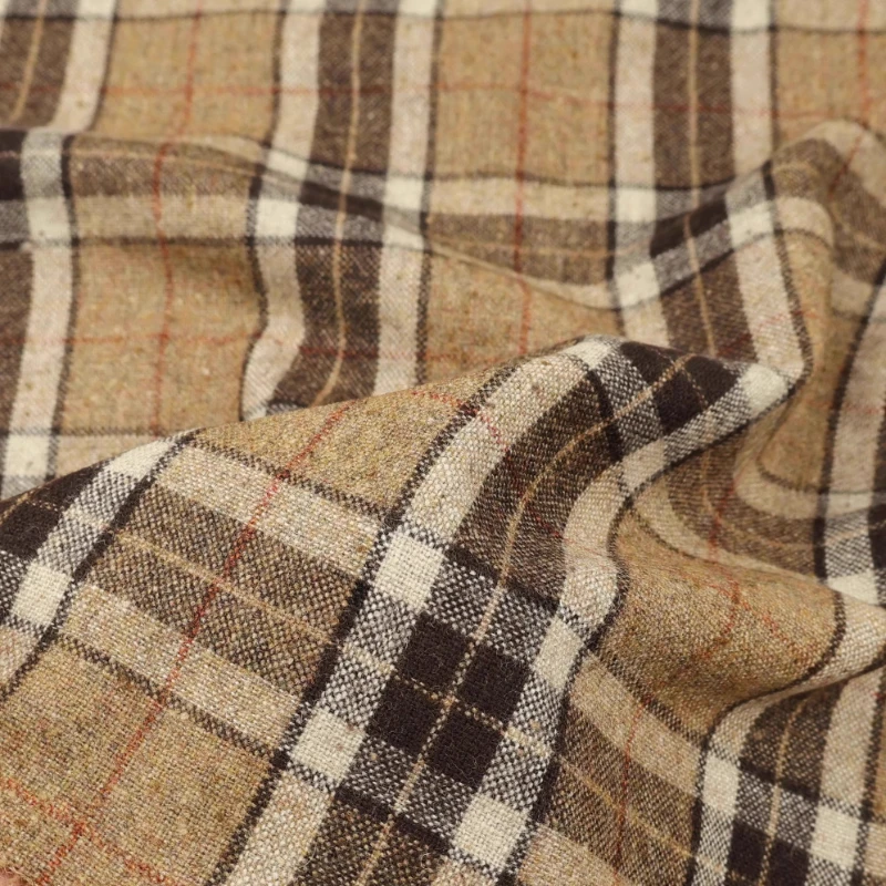قماش تويد منقوش من الصوف 100% - مراجعة Wool Blanket Herringbone وسعره