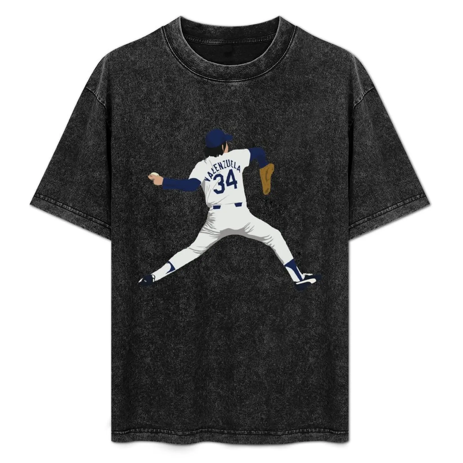 

Fernando Valenzuela T-Shirt Casual Fashion Print Tee Top