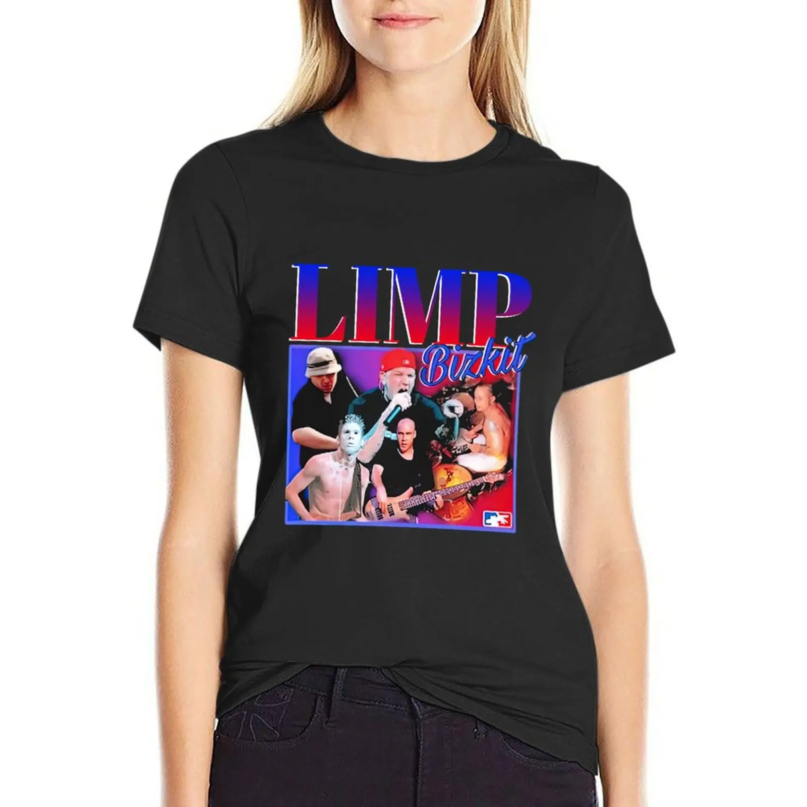 

Limp Bizkit retro T-Shirt blanks sports fans animal print shirt for girls Woman clothes