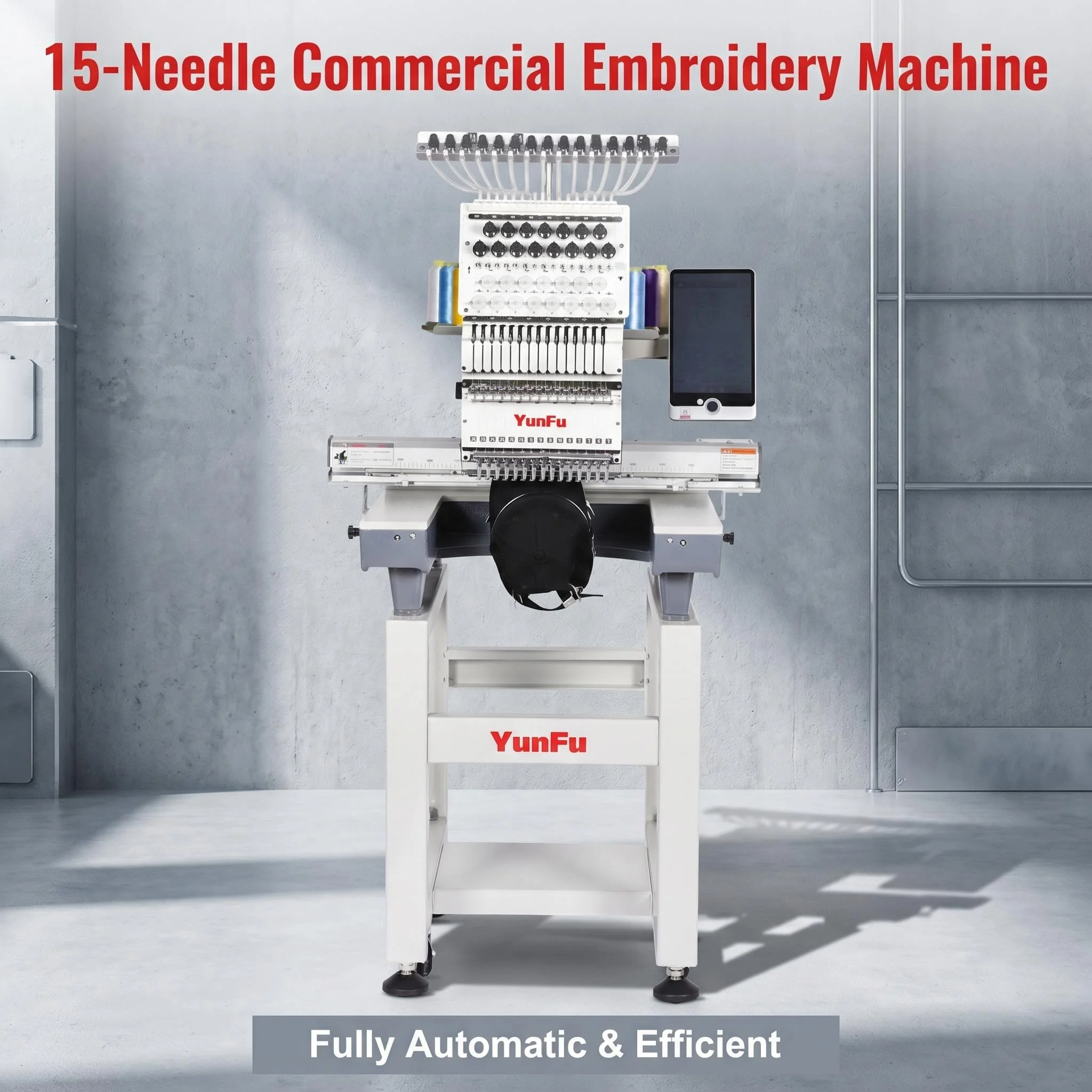Flat Computerized Embroidery Machine 1200 RPM Home Use New