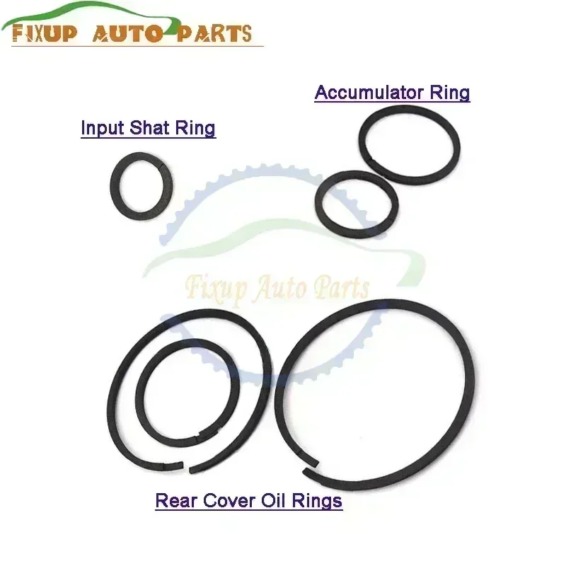 AL4 DPO Auto Transmission Accumulator Rings Rear Cover Oil Rings Input Shaft Seal For Peugeot 206 207 307 406 Renault Citroen