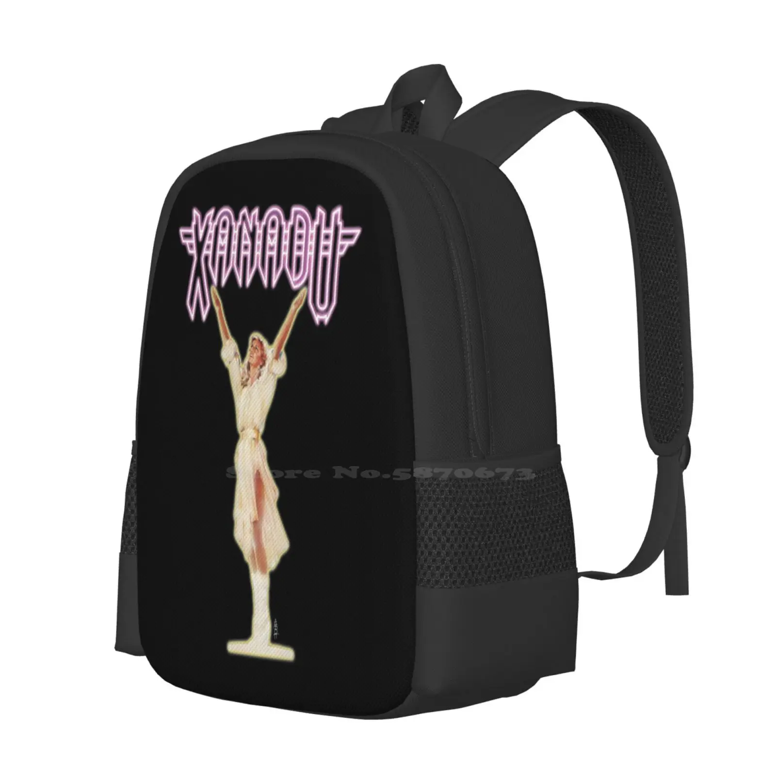 Xanadu Kira Olivia Newton-John-Gold Glow Backpack For Student School Laptop Travel Bag Olivianewtonjohn Olivia Onj Artist Music