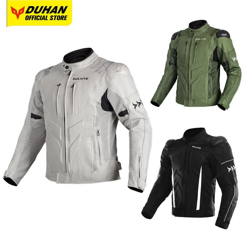 

Motorcycle Jacket Summer Road Racing Clothing Riding Jacket Built In CE Protective Gear Breathable Moto Equipment