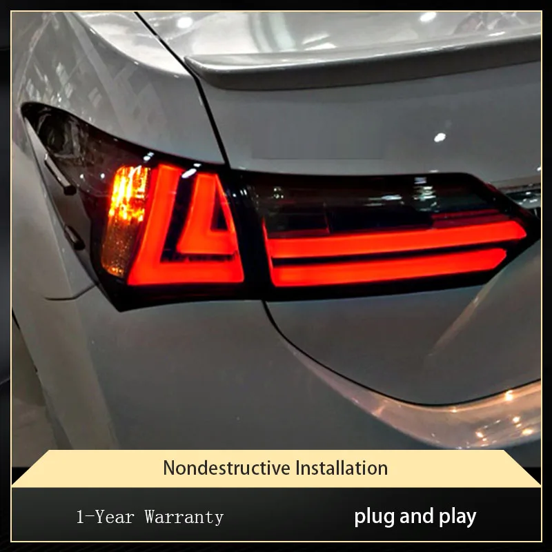 Taillight For Toyota Corolla 2014 2015 2016 2017 Upgrade LED Car Lights Projector Bifocal Lens DRL Signal Lamp Accessories