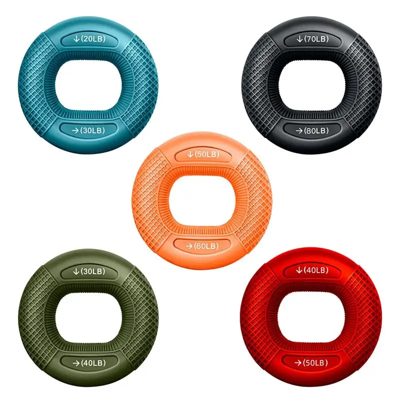 HAGNA Lot De 6 Anneaux Sensoriels Anti-stress En Silicone – Jouet De Doigt Tournant, Aide à La Concentration Et Relaxation, Pour Enfants TDAH Autisme Ou Adultes, Silencieux Et Portable