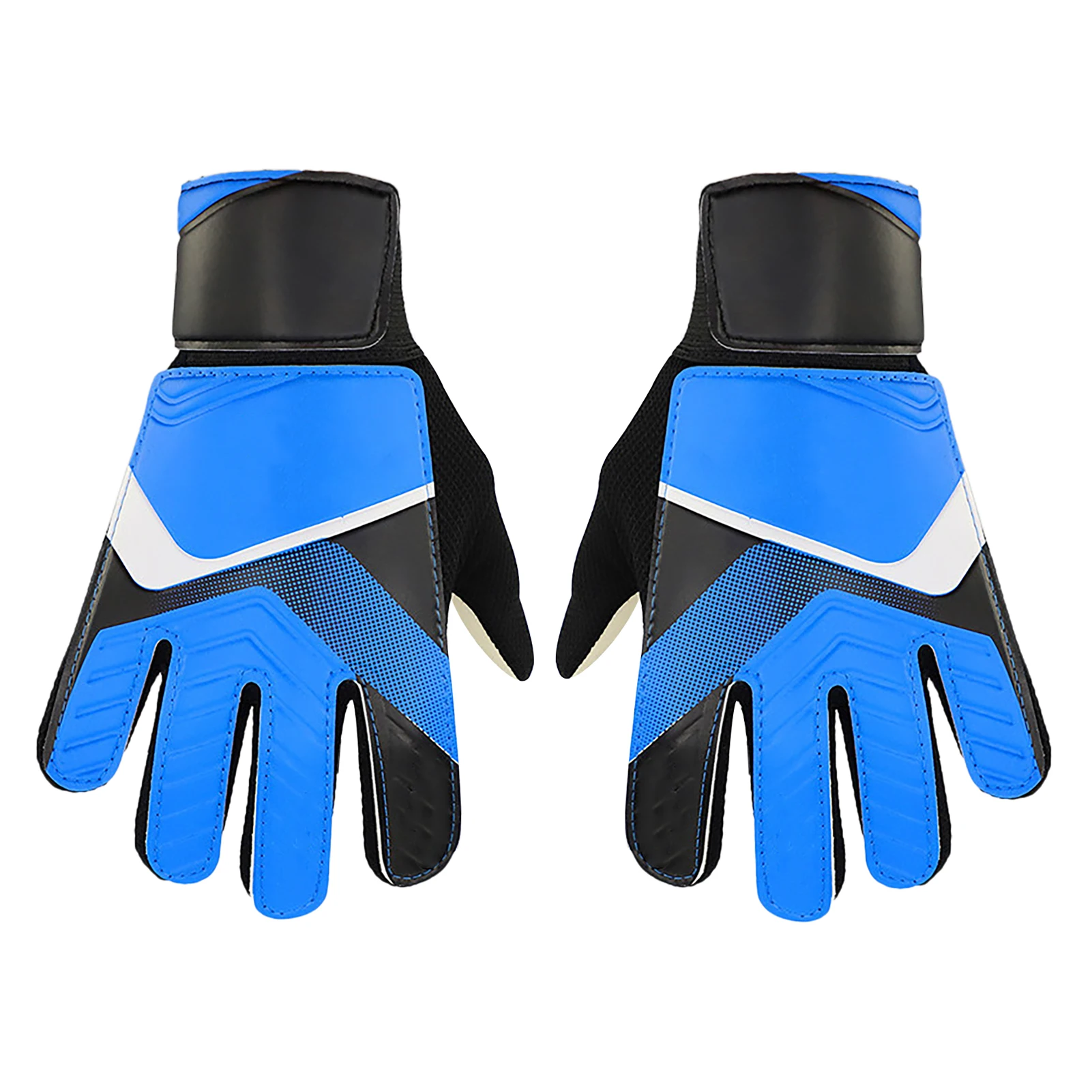 قفازات حارس المرمى المطاط القطن المضادة للتصادم قفازات حارس المرمى لكرة القدم للأطفال الأولاد مكافحة زلة قفازات كرة القدم قفازات حارس المرمى