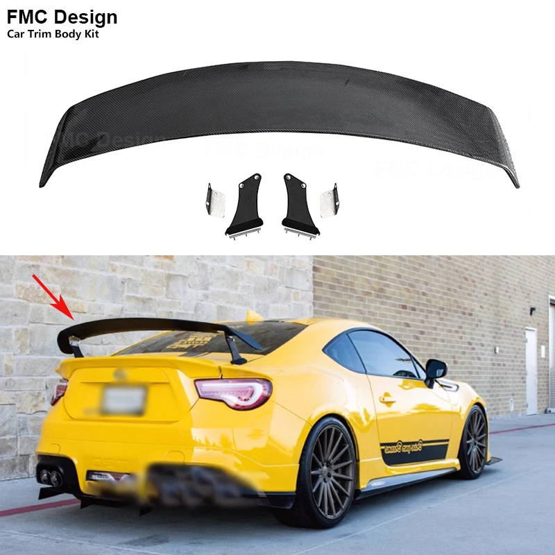 Carbon Fiber Car Rear Wing Trunk Spoiler Car Styling For Toyota GT86 Subaru BRZ  ZN6 ZC6 ZD6 2013-2019 SARD Style Body k