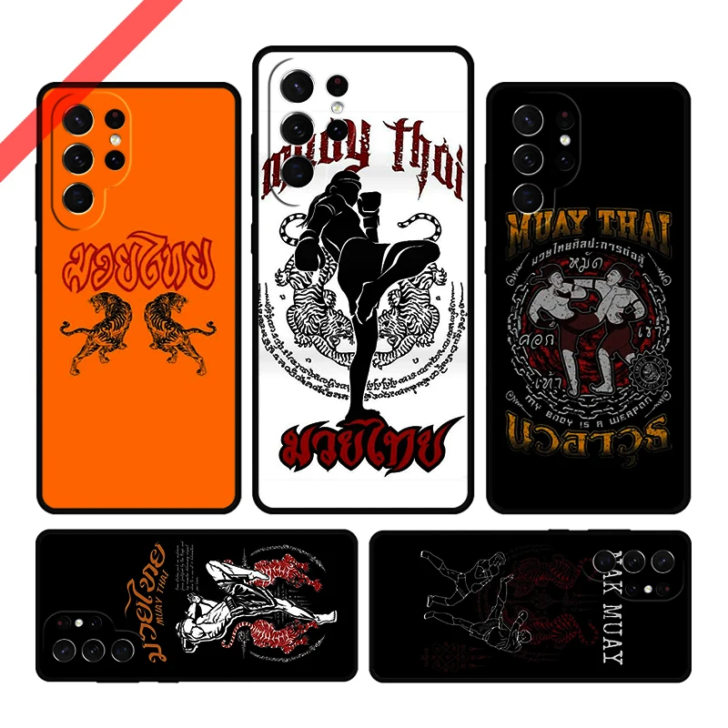 الملاكمة التايلاندية القتال الملاكمة قضية الهاتف لسامسونج غالاكسي S20 FE S21 S23 زائد S24 S25 S22 الترا كوكه نوت 10 20 نوت 10 غطاء كابا #1