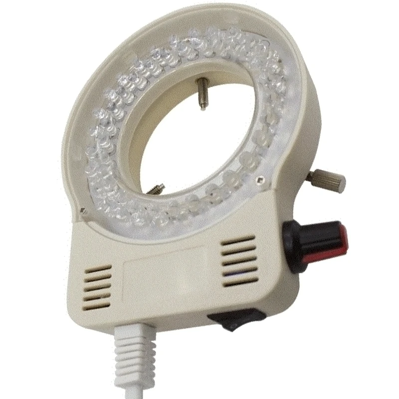 HOT SALE EU Plug White Adjustable 56 LED Ring Light Illuminator, Suitable for Stereo Microscopes and Cameras