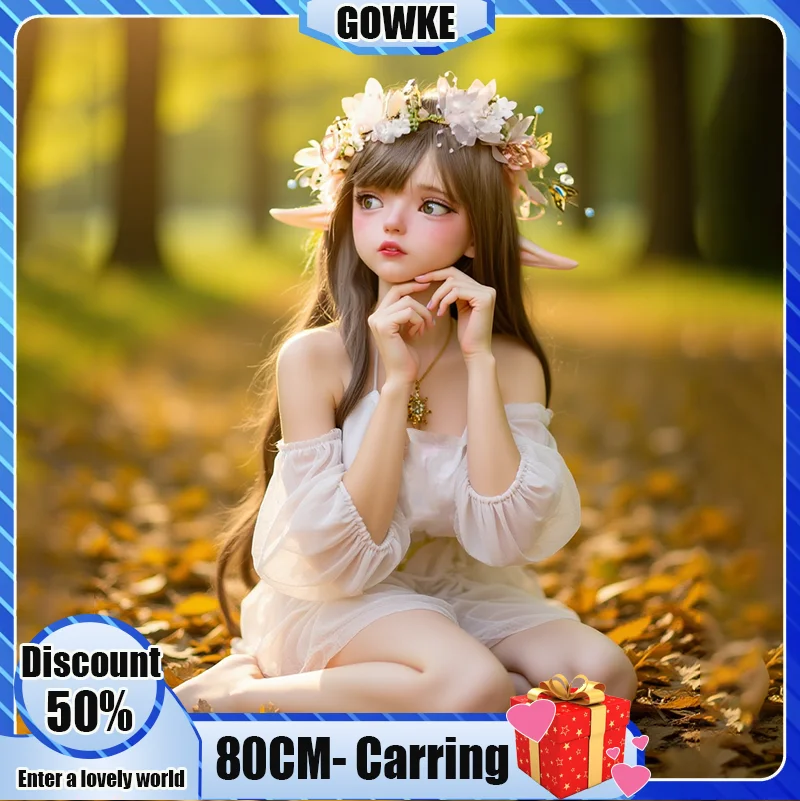 

80 см-кукла аниме-коллекция эльфов, модель/движной металлический шарнир, мягкий резиновый материал, декоративное платье, магазин игрушек