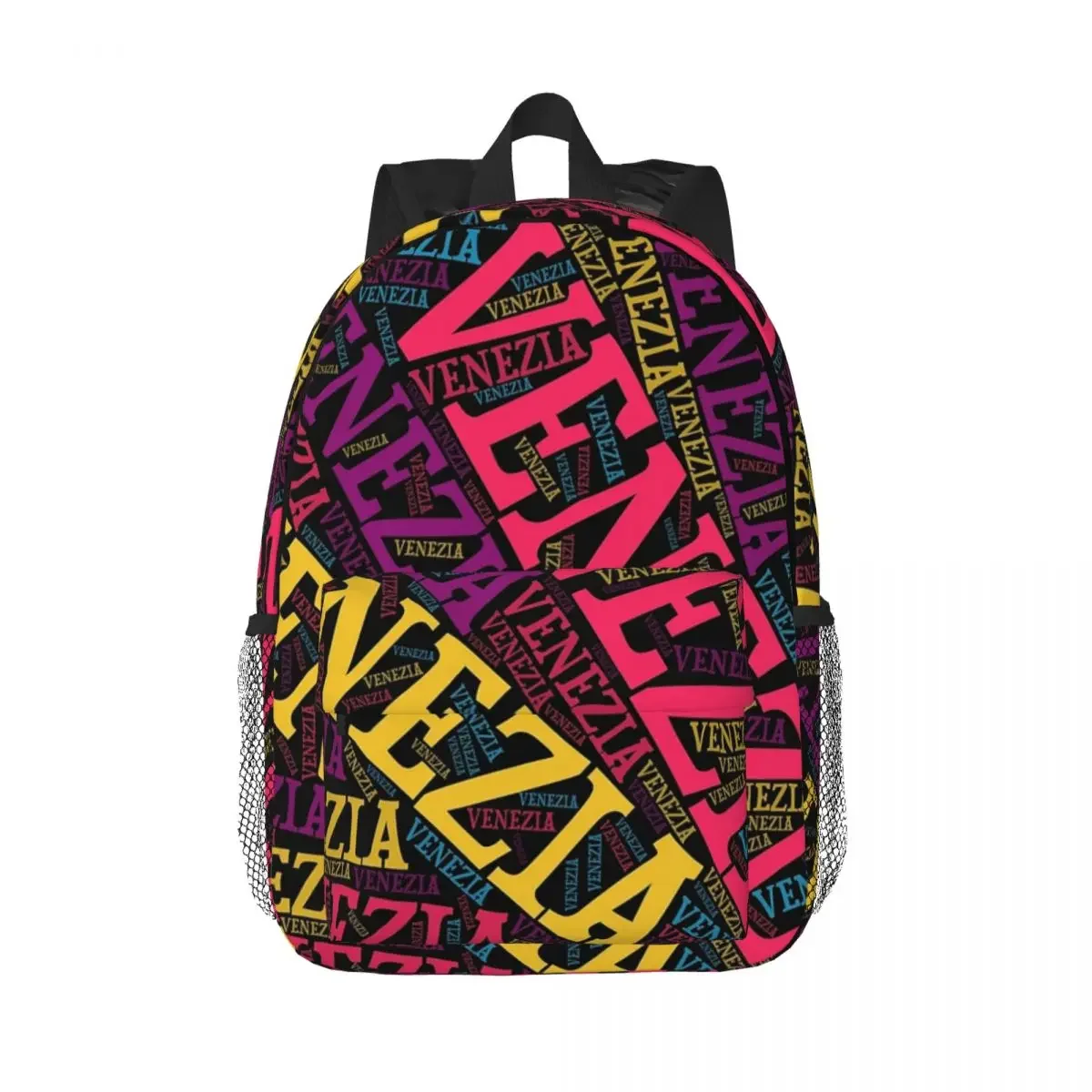 Venezia Word Cloud Tag Cloud Word Collage Wordle Backpacks Boys Girls Bookbag Students School Bags Travel Rucksack Shoulder Bag