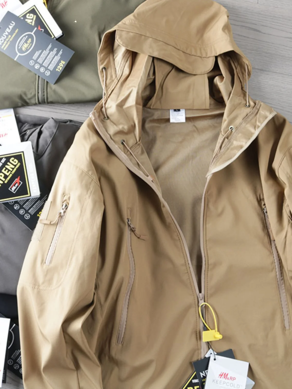 

Американская военная версия Soft ell Jaet Свободное мужское весенне-осеннее модное городское длинное пальто све